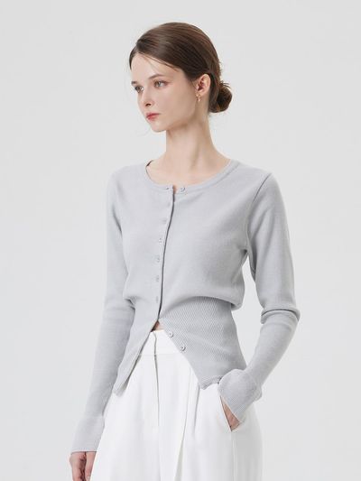 REPERE Athena Button Knit Cardigan Activewear (4 colors)