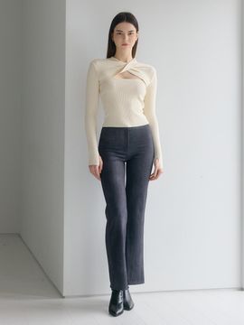 REPERE Denim-like Flare Legging Yoga Pants (002) [2 colors]