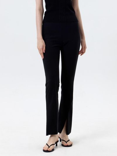 REPERE ELIXIR: Elixir Slit Bootcut Pants (2 colors)