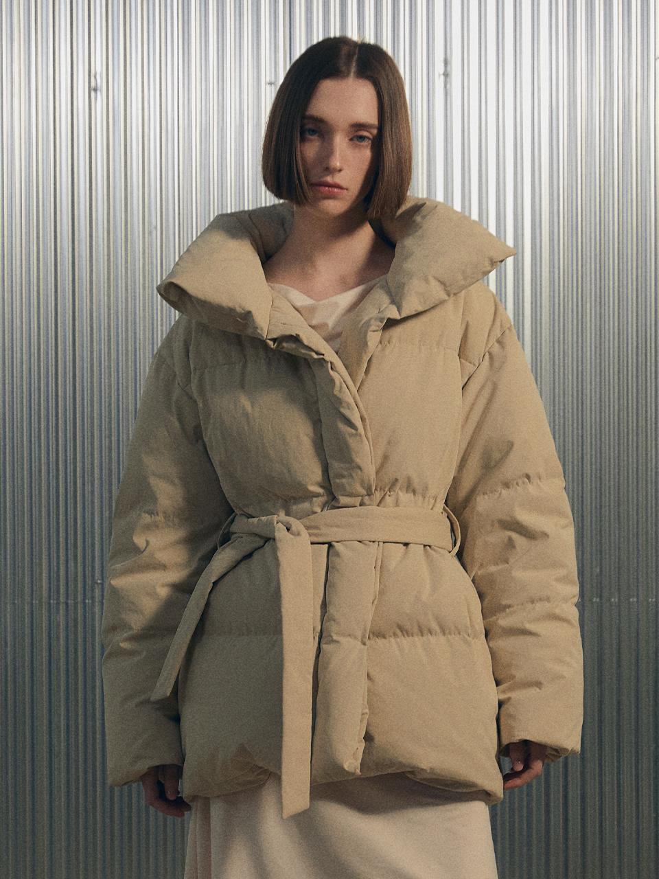 REPERE Premium Down Padded High-neck Jacket