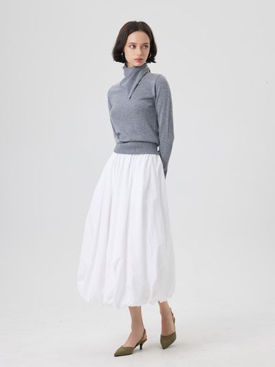 REPERE VLADA Balloon Long Skirt (2 colors)