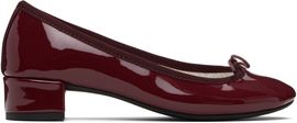Repetto Repetto Burgundy Camille Rubber-Sole Heels
