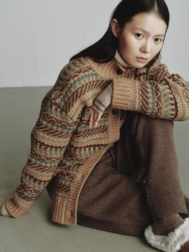 REPLAIN CHUNKY KNIT JUMPER_BEIGE