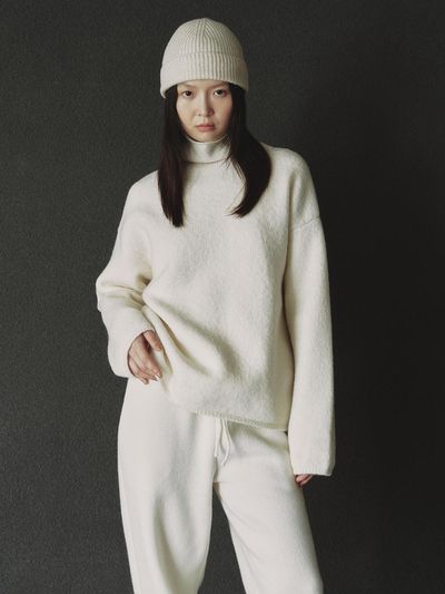 REPLAIN SNOWY CHUNKY KNIT_IVORY