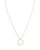 Repossi Repossi 18K Rose Gold Antifer Heart Long Pendant Necklace, 23.5-27.5 - 1
