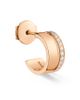 Repossi Repossi 18K Rose Gold Berber Diamond Single Hoop Earring, 0.10 tcw - 1