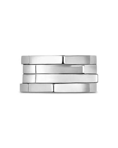 Repossi Repossi 18K White Gold Antifer Four Row Single Ear Cuff