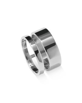 Repossi Repossi 18K White Gold Berbere Polished Double Ring