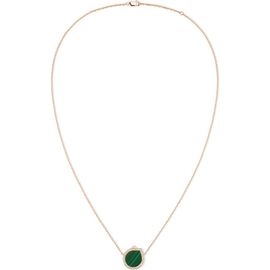 REPOSSI REPOSSI Antifer Malachite & Diamond Pendant Necklace 