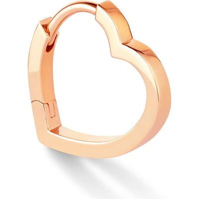 REPOSSI REPOSSI Antifer Single Heart Hoop Earring