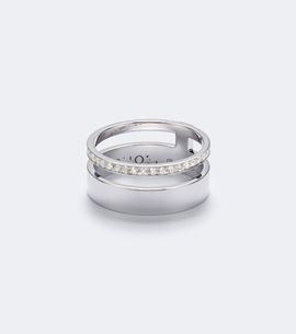 Repossi Repossi Berbere 18kt white gold ring with diamonds