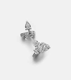 Repossi Repossi Serti Sur Vide 18kt white gold ear climber with diamonds