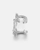 Repossi Repossi Serti Sur Vide 18kt white gold ear climber with diamonds - 4