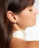 Repossi Repossi Serti Sur Vide 18kt white gold single earring with diamonds and emerald - 2