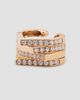 Repossi Women's Antifer 18K Rose Gold & 0.24 TCW Diamond 4-Row Ear Cuff - 5