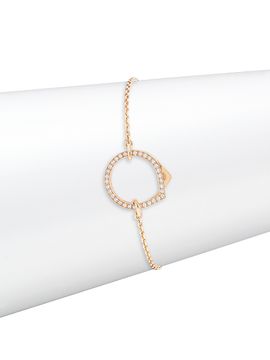 Repossi Women's Antifer 18K Rose Gold & 0.2 TCW Pavé Diamond Pendant Bracelet