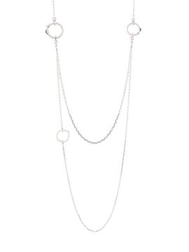 Repossi Women's Antifer 18K White Gold & 0.69 TCW Diamond Long Necklace