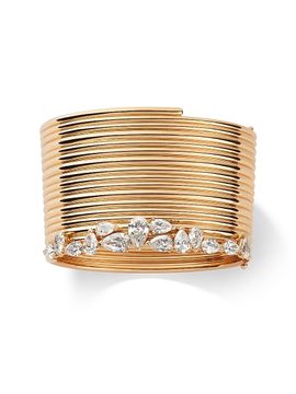 Repossi Women's Blast 18K Yellow Gold & 10.62 TCW Diamond Cuff