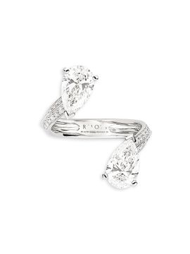 Repossi Women's Brevis 18K White Gold & 1.30 TCW Diamond Cuff Ring
