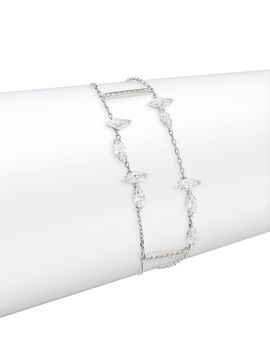 Repossi Women's Luminant 18K White Gold & Diamond Openwork Bracelet/6"