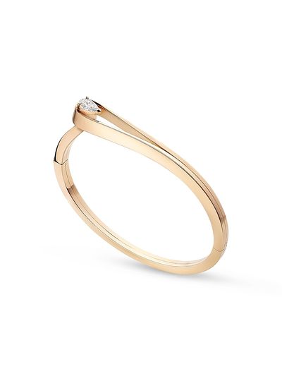 Repossi Women's Serti Inversé 18K Rose Gold & 0.50 TCW Diamond Bracelet
