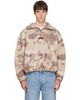 Represent Represent Beige & Taupe Storm Hoodie - 1