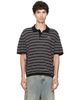 Represent Represent Black & White California Striped Polo - 1