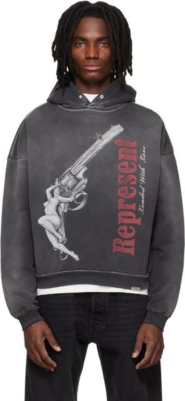 Represent Represent Black 'Loaded With Love' Hoodie