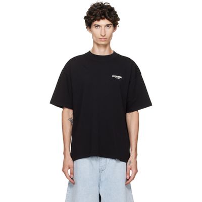 Represent Represent Black Printed 'Owners Club' T-shirt