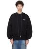 Represent Represent Black Printed 'Owners Club' Zip-Up Hoodie - 1