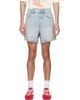 Represent Represent Blue 'Busy Doing Nothing' Denim Shorts - 1