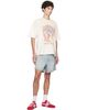 Represent Represent Blue 'Busy Doing Nothing' Denim Shorts - 4