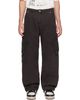 Represent Represent Brown Canvas Cargo Pants - 1