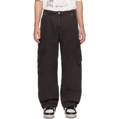 Represent Represent Brown Canvas Cargo Pants