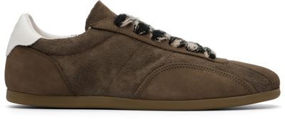 Represent Represent Brown Low-Pro Nubuck Sneakers