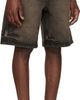 Represent Represent Brown Overdyed Denim Shorts - 2