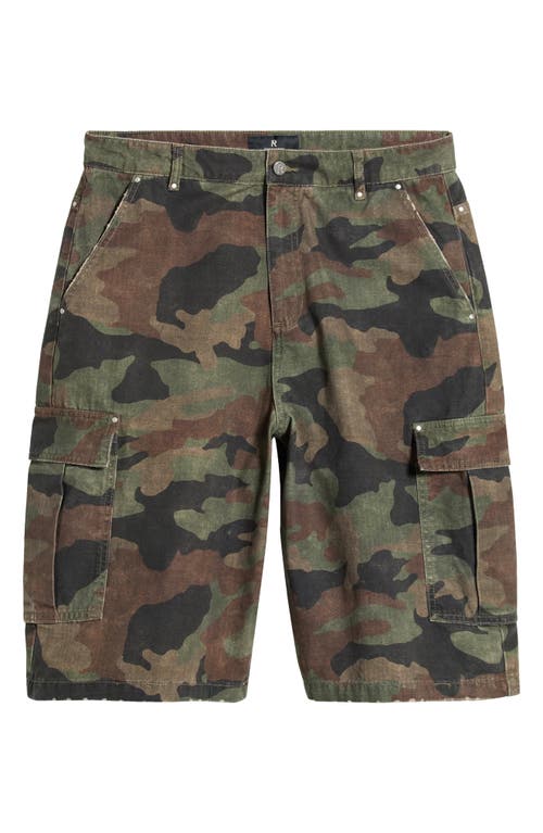 Represent Represent Camo Print Cargo Shorts 