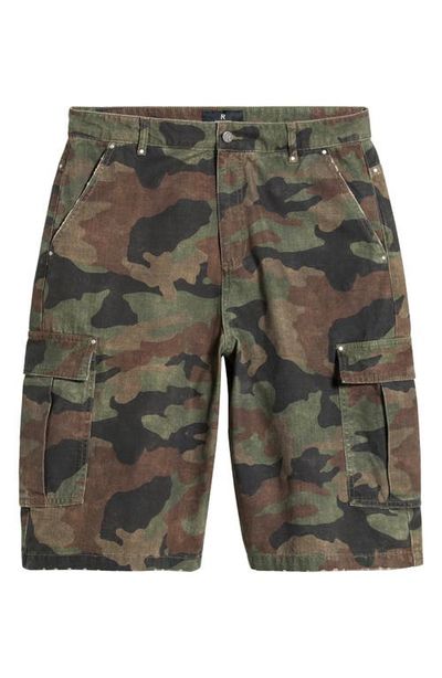 Represent Represent Camo Print Cargo Shorts 