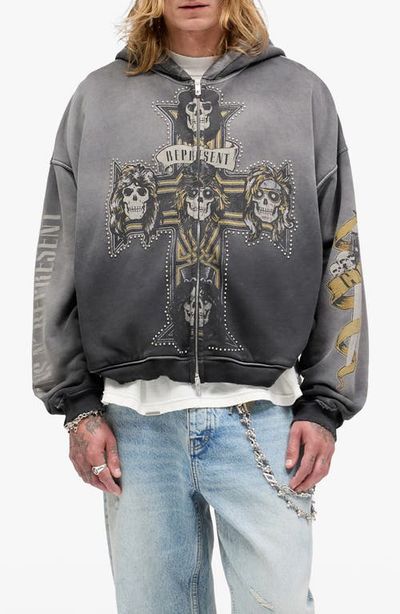 Represent Represent G 'n' R Cross Graphic Zip Hoodie