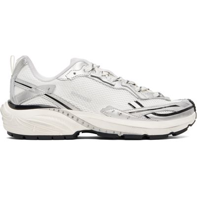 Represent Represent Gray & White Storm Torn Sneakers