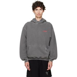 Represent Represent Gray Printed 'Owners Club' Hoodie