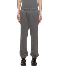 Represent Represent Gray Printed 'Owners Club' Sweatpants