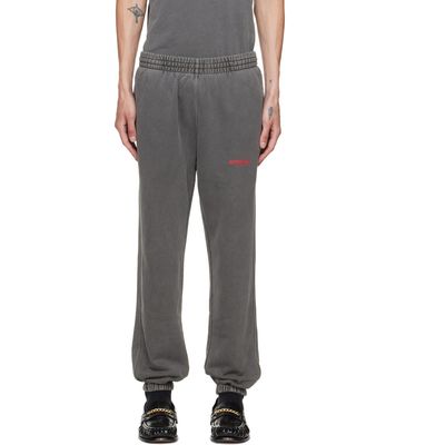 Represent Represent Gray Printed 'Owners Club' Sweatpants