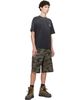 Represent Represent Green Camo Cargo Shorts - 4