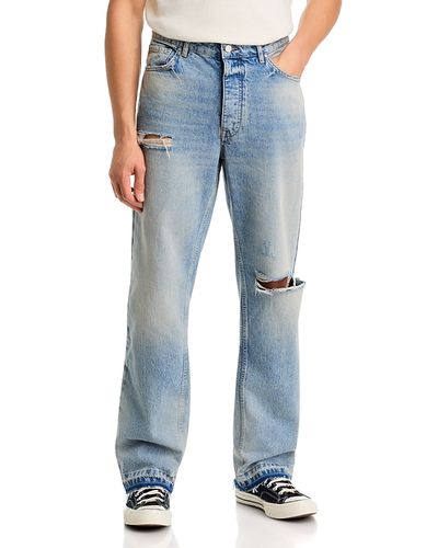 Represent Represent Heaton Regular Fit 31.5 Jeans in Light Vintage Blue