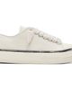 Represent Represent Off-White Rep-Cap Distressed Leather Sneakers - 1