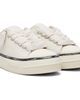 Represent Represent Off-White Rep-Cap Distressed Leather Sneakers - 4