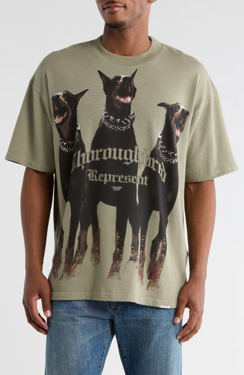 Represent Represent Thoroughbred Oversize Cotton Graphic T-Shirt