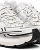 Represent Represent White & Silver Storm Torn Sneakers - 4