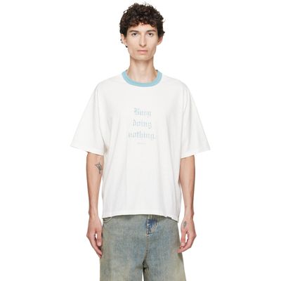 Represent Represent White 'Busy Doing Nothing' T-shirt